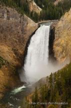 Velký vodopád na Yellowstone River