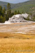 Vulkanická činnost v Yellowstone 